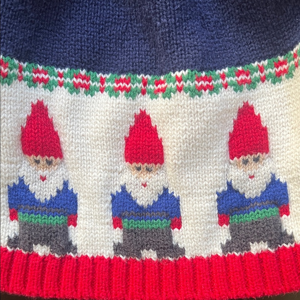 🎄 Hanna Andersson Baby Knit Gnome Dress – Size 50cm (0–3 mo) 🎄 - Picture 5 of 7